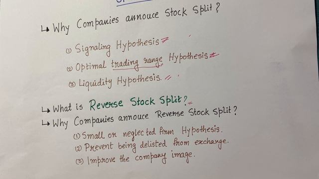 Stock Split || Reverse Stock Split смотреть онлайн