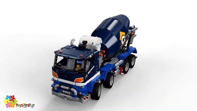LEGO Technic 42112 Concrete Mixer Truck смотреть онлайн