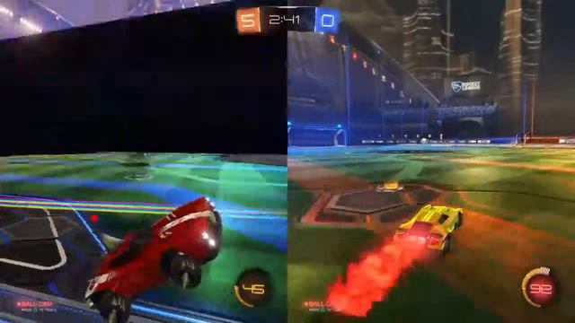 Rocket League - goleada 3vs.3 split-screen смотреть онлайн