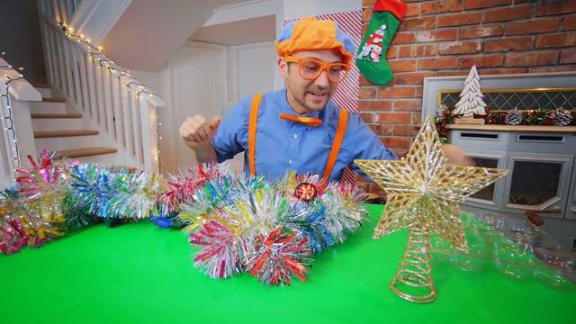 Blippi Visits A Christmas Tree Farm | Educational Videos For Kids