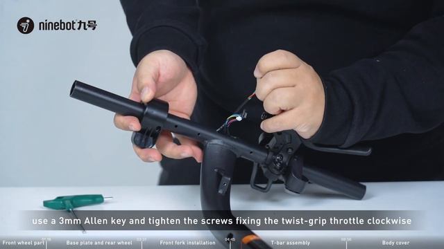 Segway Ninebot Kickscooter E2 Series How to Assemble смотреть онлайн