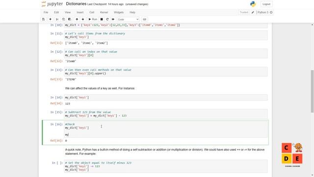 Dictionaries in Python | Coding Cookies [ Learn Python in Tamil 2021 ] смотреть онлайн