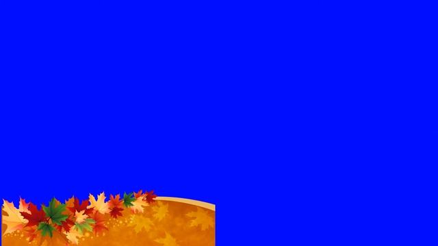ФУТАЖ для ВИДЕО. Осенняя плашка для текста (бордюр для текста) смотреть онлайн