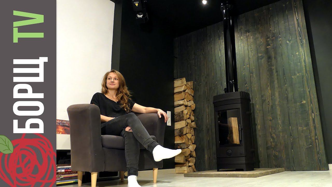 Установка камина и отделка стены деревом своими руками смотреть онлайн