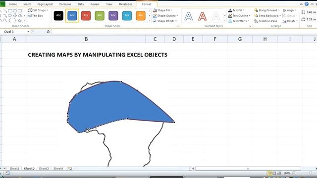 MS Excel: Learn how to Create Maps by editing Shapes смотреть онлайн