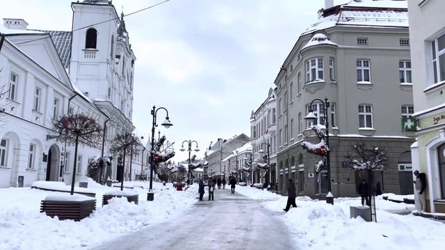 #Poland ?? RZESZÓW City ❄️ Winter Walk Tour