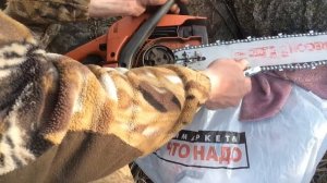 Бензопила Husqvarna 142, замена цепи