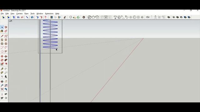Sketch up Modelling of M6x65 Anchor bolt using reference drawing from Autocad смотреть онлайн