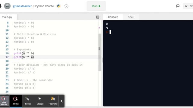 P7 - Maths Operators - Python смотреть онлайн