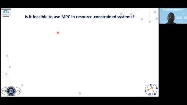 MPC for pipelined multiprocessor image-based control systems | CDC 2020 presentation смотреть онлайн