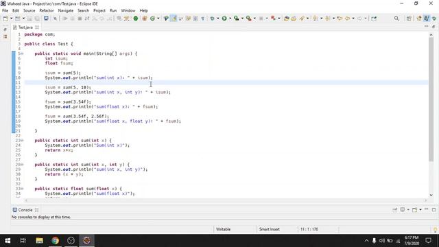 Function Over Loading | Java | OOP смотреть онлайн