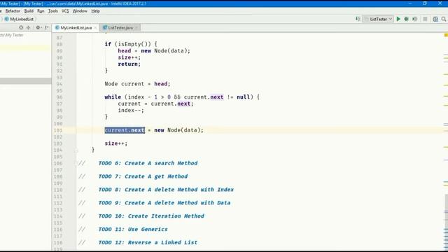 Linked List Implementation Java: Add At Index Method Bangla смотреть онлайн