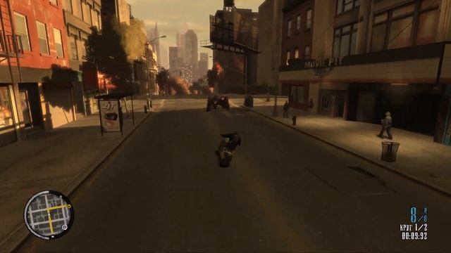Прохождение GTA 4: EFLC. The Lost and Damned #40 - Случайные прохожие: Малк (Гонка в парке) смотреть онлайн