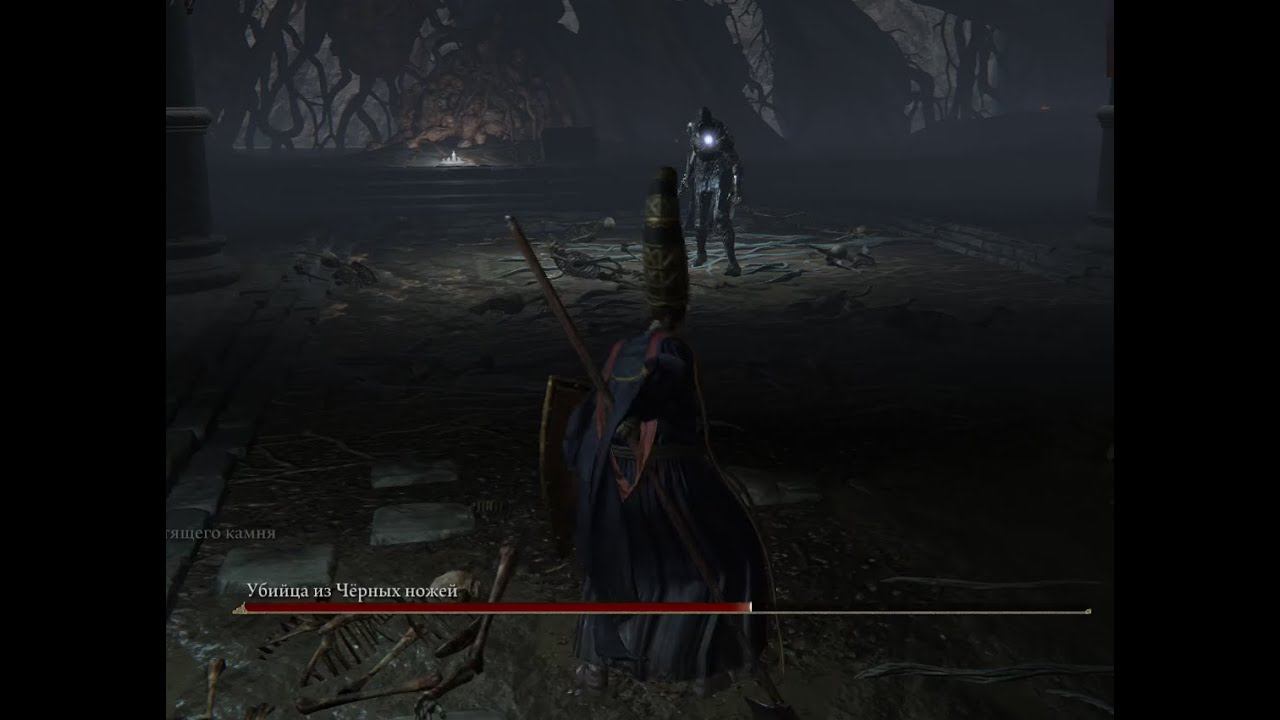 Elden Ring Убийца из Черных Ножей в катакомбах Замогилья смотреть онлайн