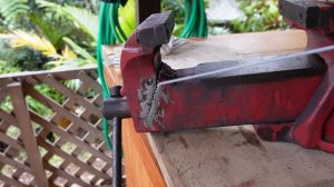 Сварка чугунных тисков. Пробный и учебный эксперимент