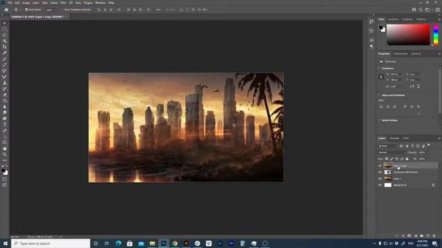 MOST EASIEST WAY TO COLOR MATCHING WITH BACKGROUND IN PHOTOSHOP смотреть онлайн