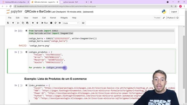 Como Criar QRCode e Código de Barra em Python смотреть онлайн