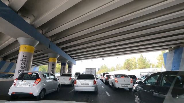 Ташкент из окна новой машины! зацените ! смотреть онлайн