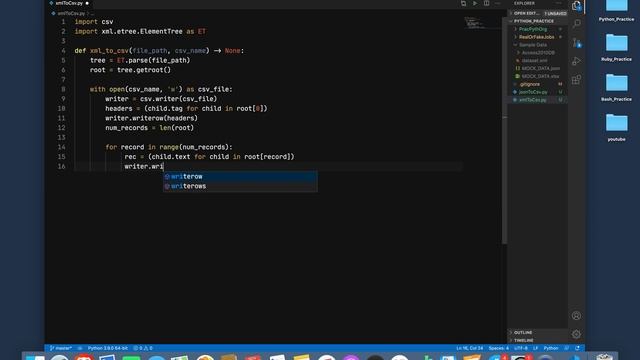 How To Convert XML to CSV In Python смотреть онлайн
