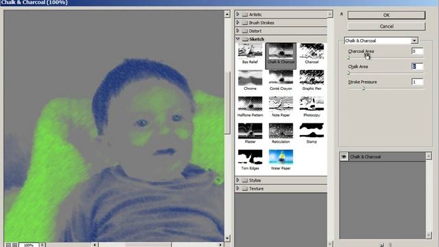 Filter Tutorial: Chalk and Charcoal смотреть онлайн