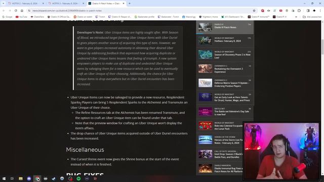 Diablo 4 | Hotfixes & Patch Notes | Ubers craften ab Dienstag! смотреть онлайн