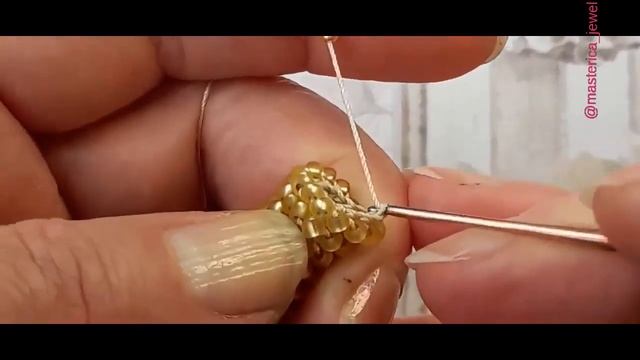 ?Жгут крючком из бисера/ Мастер-класс/ Украшение своими руками @masterica_jewel смотреть онлайн