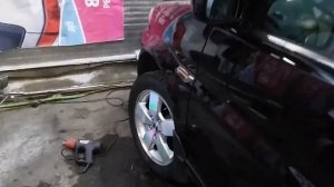 Хромированная плёнка на литых дисках