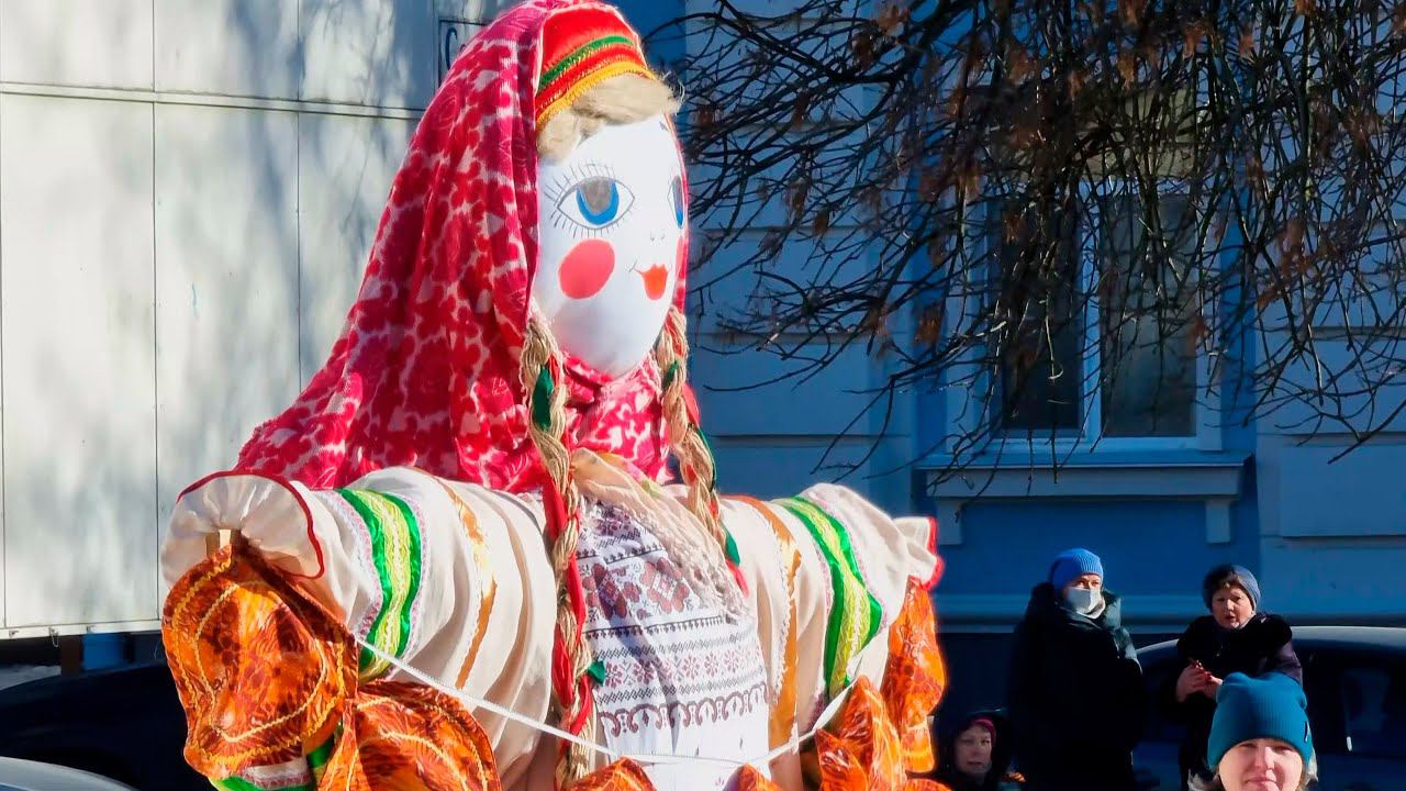 Народные гуляния на Масленицу в Кронштадте. 06.03.2022 г. смотреть онлайн