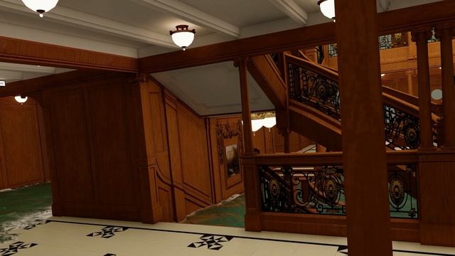 Titanic: Grand Staircase Flooding Animation