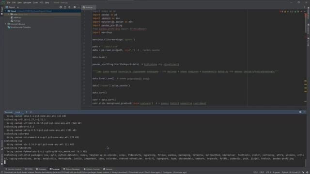 Работа в PyCharm и дополнительная информация смотреть онлайн