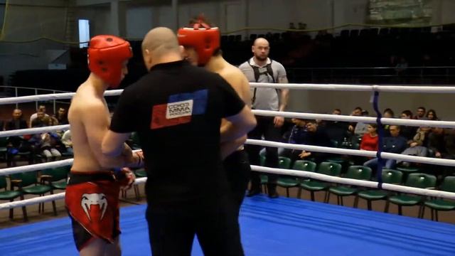 Личманов Дмитрий (ВестФайтерс) - Спелов Олег (Клетка) 66 кг. 18+ смотреть онлайн