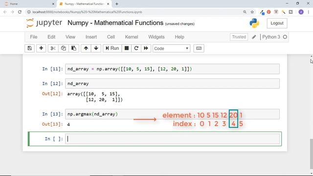 #25 Numpy - Important mathematical functions | Python for Data Science for Absolute Beginners смотреть онлайн