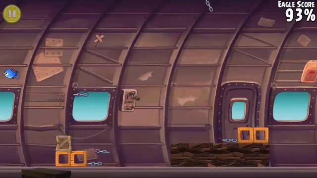 Angry Birds Rio Smugglers' Plane All levels (Mighty Eagle any%) смотреть онлайн