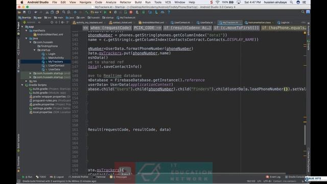 Kotlin android tutorial - 106 - Save my trackers in Realtime- database смотреть онлайн