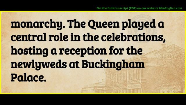 English Story For Listening🍁Queen Elizabeth II ( Graded Reader Level 3 )   WooEnglish