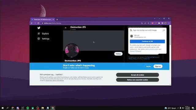 How to Login on Twitter with Token 2022