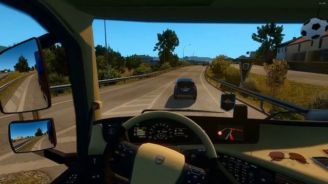 Euro Truck Simulator - Viagem pela Europa + H Shifter Sim Dashboard - Volvo #7 смотреть онлайн