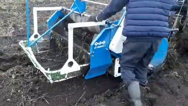 Копка картофеля в сырой земле! Копалка Pashin смотреть онлайн