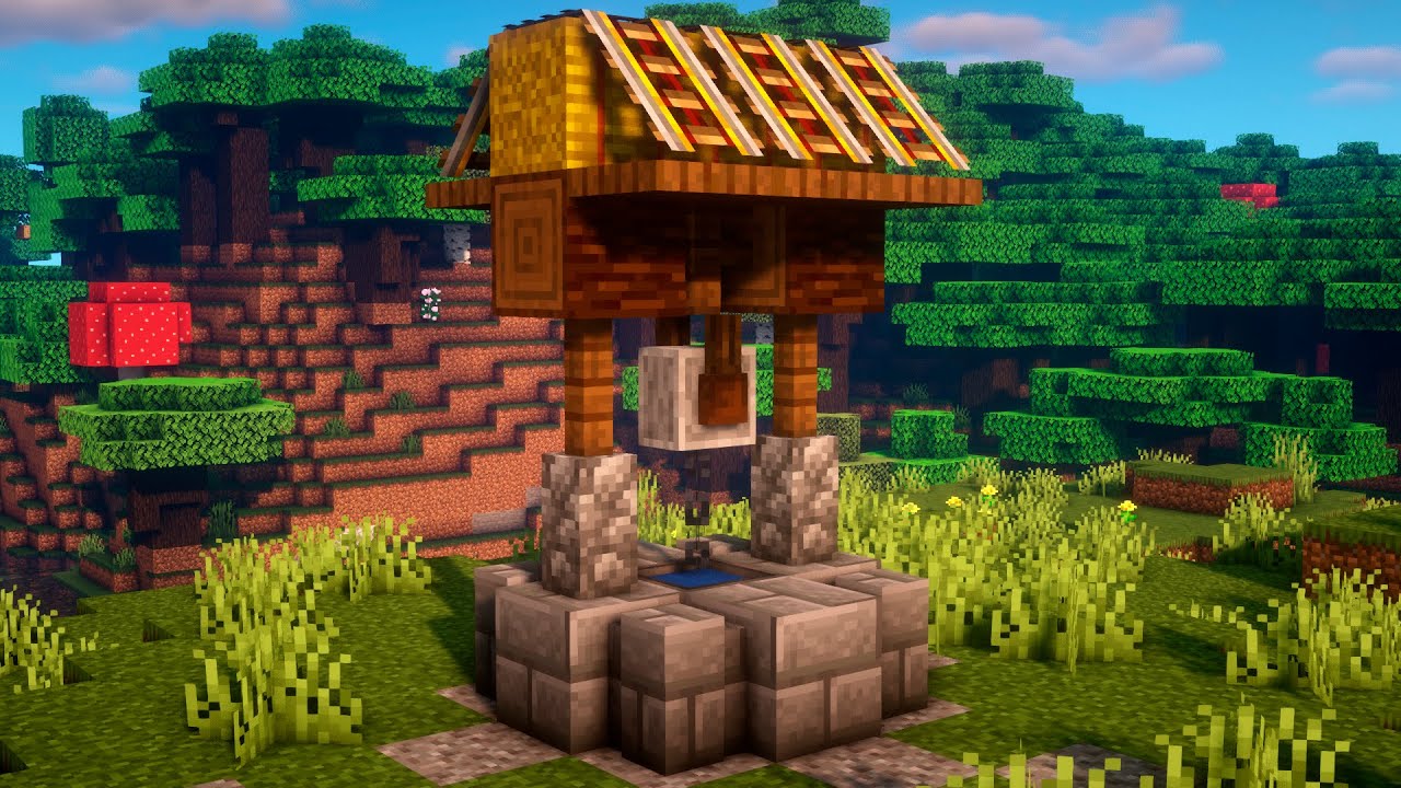 СРЕДНЕВЕКОВЫЙ КОЛОДЕЦ В МАЙНКРАФТ! смотреть онлайн