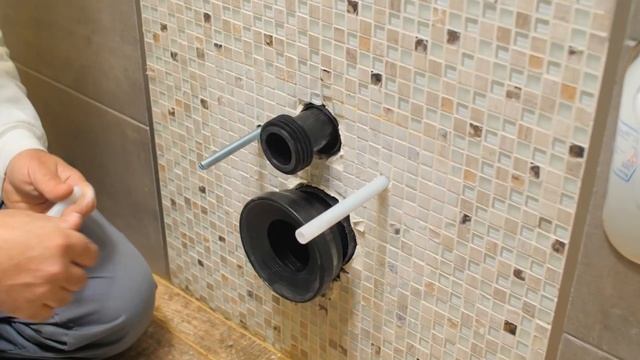 Монтаж унитаза Creavit с биде и встроенным смесителем