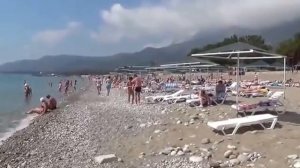 Отдых в Турции. Пляж в Бельдиби