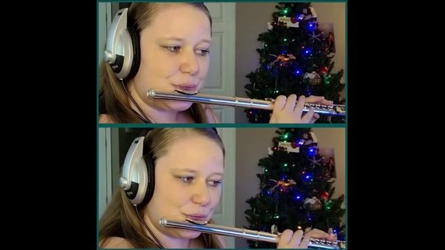 Jazzin Jingle Bells - flute duet played by Dana Crerar смотреть онлайн