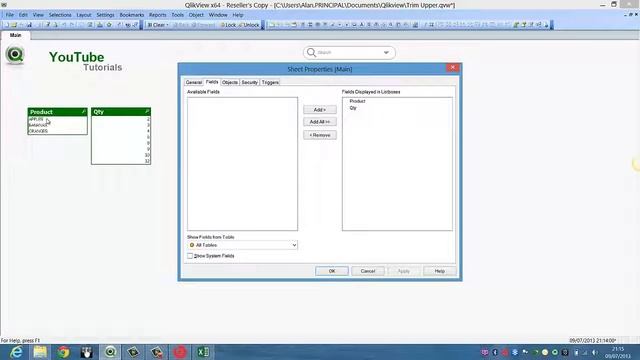 14 Qlikview TRIM & UPPER смотреть онлайн
