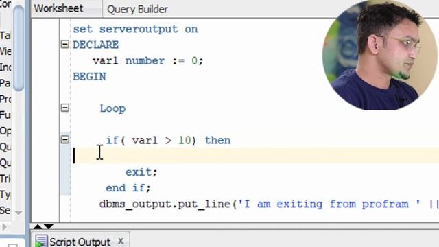 PLSQL Tutorial#15 Types of Loop Oracle PLSQL Database смотреть онлайн