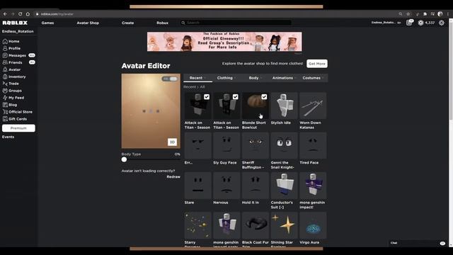 Roblox Outfit: How to make Armin Arlelt Season 4 Ver. (Attack On Titan) смотреть онлайн