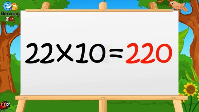 Table of 22 | Learn Multiplication Table of Twenty two | Tables for kids | Elearningstudio смотреть онлайн