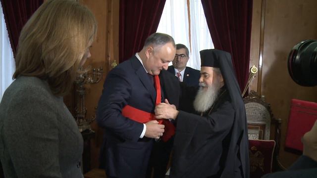 Intrevedere cu Patriarhul Ierusalimului Theophilos смотреть онлайн