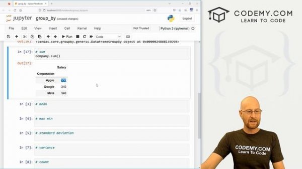 Pandas Dataframe Group By - Pandas For Machine Learning 13