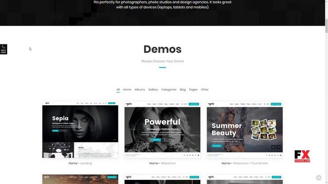 Sepia - Photography Portfolio WordPress Theme Cole Lester смотреть онлайн