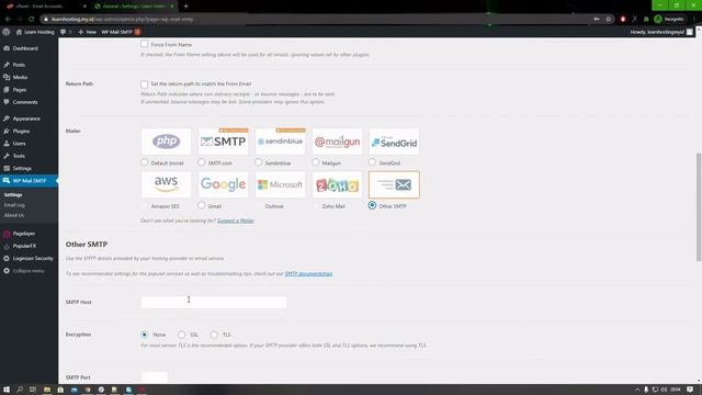 Setting WP Mail SMTP